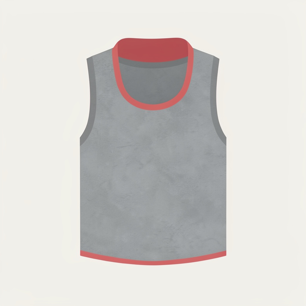 Slip homme Husler gris chiné en coton, vue de face sur fond clair